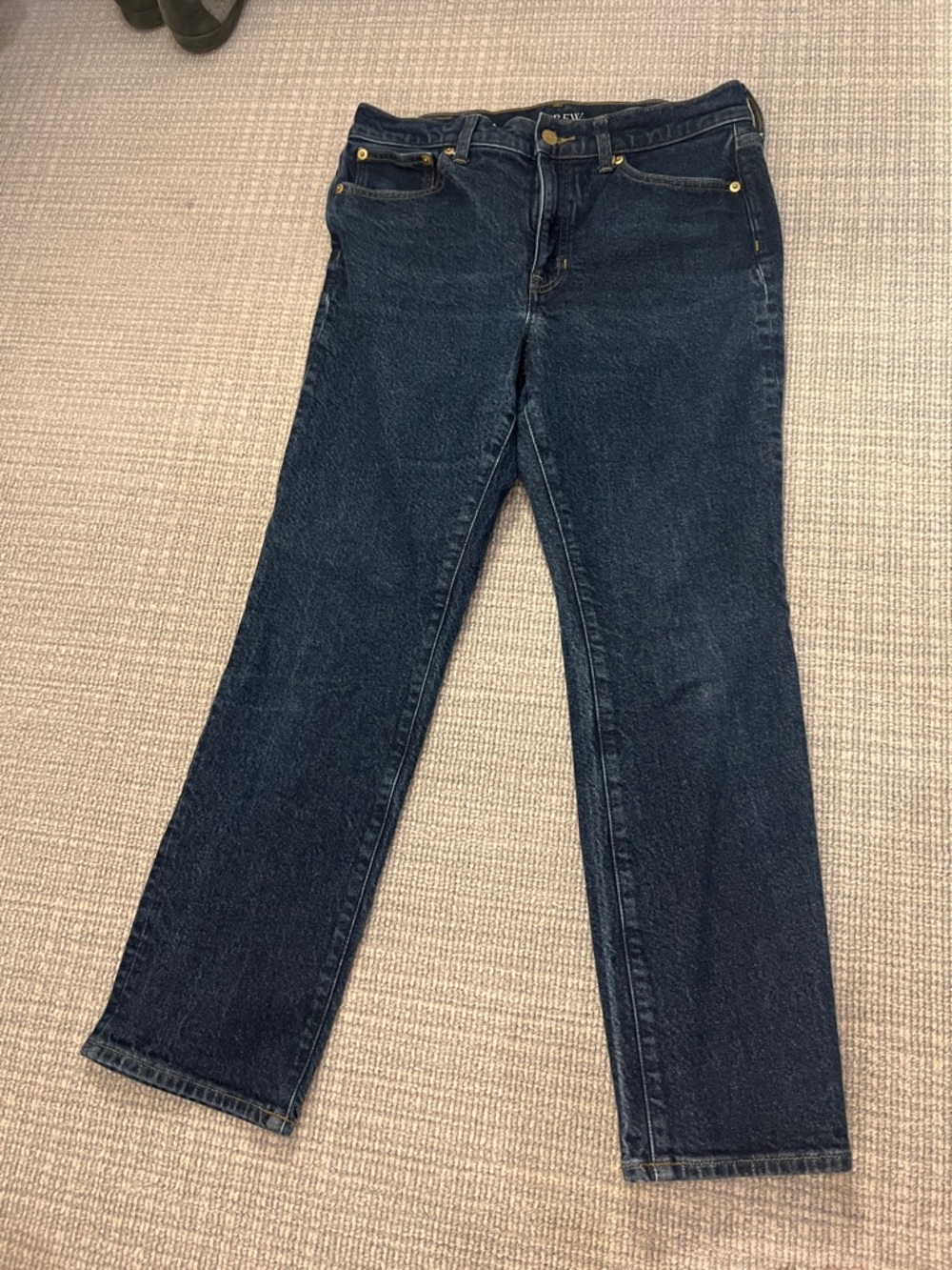 J. Crew Dark Indigo Straight-Leg Women's Jeans